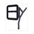 NUMBER PLATE BRACKET MORINI   BLACK NL WA