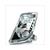 FLASHER CHINA ELEGANCE 12'' CLEAR  R.R.