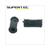 VOETSTEUN-RUBBERS SET PUCH MAXI ZWART SUPERTEC