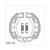 BRAKE SHOESET TOMOS A35 NM 105mm NEW FREN