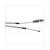 CABLE GAS ZUNDAPP +15cm GREY ELVEDES