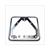 NUMBERPLATE BRACKET 145x125 RETRO CHROME