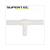 TUBE CONNECTOR T-PIECE 6mm WHITE SUPERTEC