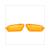 CLIGNOT.GLAS YAMAHA AEROX om SET ARRIERE ORANGE