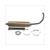 EXHAUST CHINA SCOOTER GY6 125cc GREY SILEX