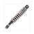 SCHOKBREKER PEUGEOT SQUAB CHROOM/GRIJS 265mm (1)