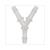 TUBE CONNECTOR Y-PIECE 4.8mm CLEAR (1)