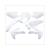 KIT CARROSSERIE RIEJU MRT  2009-2021 BLANC 7parts