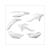 KIT CARROSSERIE BETA RR50 2011-2020 BLANC 6parts