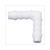 TUBE CONECTOR RIGHT ANGLE 8mm WHITE (1)