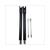 STAND PIPE  PEUGEOT 103 MVL BLACK COMPLETE SET