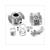 ZYLINDERKIT AIRSAL SACHS 504-505 43.5mm 