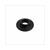KAROSSERIESCHEIBE PVC M6x16x4.5 SCHWARZ (10)