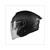 HELM JET COSMO SV PURE SCHWARZ XL