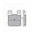 PLAQ. DE FREIN IGM (PEUGEOT ZENITH/SPEEDFIGHT)  AJ