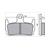 BRAKE PADS IGM (KYMCO HEROISM/HONDA X8R) ECE R-90
