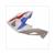 HELM SCHIRM STREETFIGHTER TWIN WEISS/BLAU/ROT
