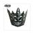 HELM SCHIRM MX-1 PLAGUE SILBER